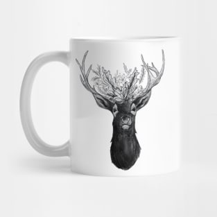 Wild Enough Floral Deer Mug